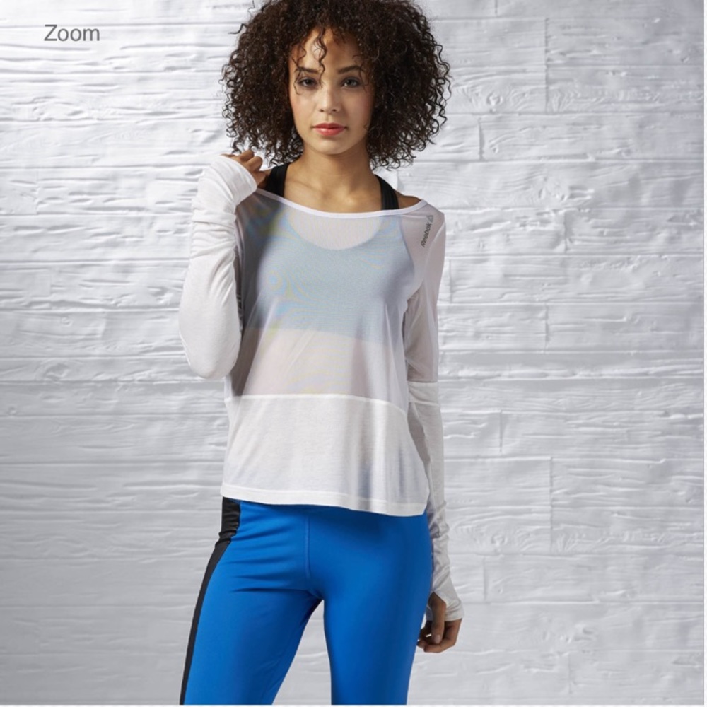 Reebok White Long Sleeve